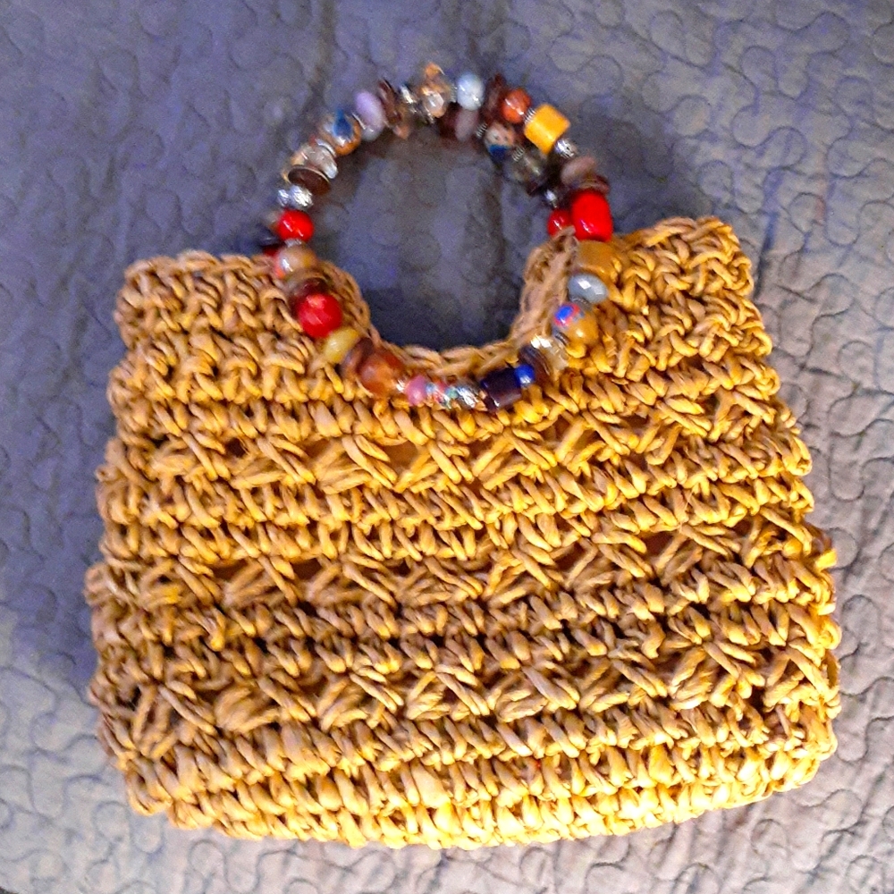 Cappelli Straworld Beaded Hand Bag